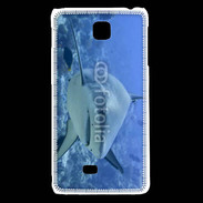 Coque LG F5 Requin blanc