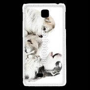 Coque LG F5 Trio de chiots
