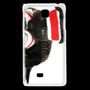 Coque LG F5 Chiot joueur de tennis