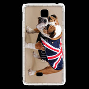 Coque LG F5 Bulldog anglais en tenue