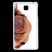 Coque LG F5 Mastiff marron
