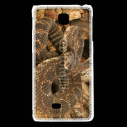 Coque LG F5 Serpent à sonnette