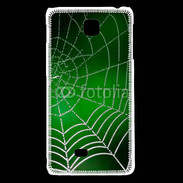 Coque LG F5 Toile d'araignée verte