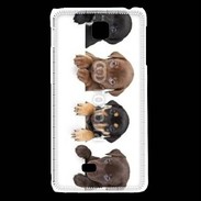 Coque LG F5 Alignement de petits chiens