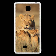 Coque LG F5 Lionne et ses petits