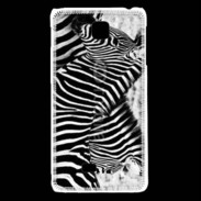 Coque LG F5 Zèbre en noir et blanc