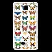 Coque LG F5 Tableau de papillons