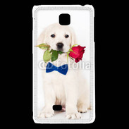 Coque LG F5 Chiot gentleman