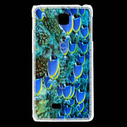 Coque LG F5 Banc de poissons bleus