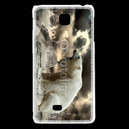 Coque LG F5 Ours blanc en colère