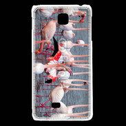 Coque LG F5 flamand rose