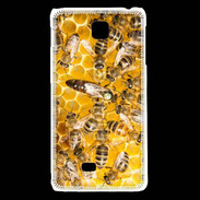 Coque LG F5 Ruche d'abeilles