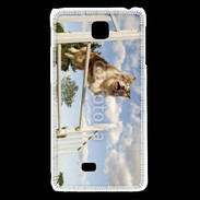 Coque LG F5 Agility saut d'obstacle