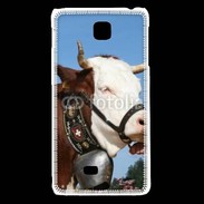 Coque LG F5 Vache de race Abondance Savoie