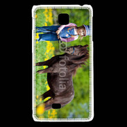 Coque LG F5 Petite fille avec son poney
