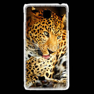 Coque LG F5 Portrait de léopard