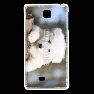 Coque LG F5 Chiot berger blanc suisse
