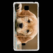 Coque LG F5 Chiot labrador golden 2