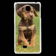 Coque LG F5 Chiot marron 2