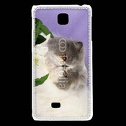Coque LG F5 Chat persan 1