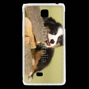 Coque LG F5 Chiot bucheron