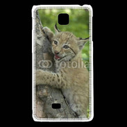 Coque LG F5 Bébé Lynx