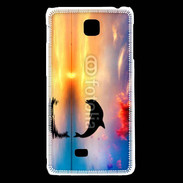 Coque LG F5 Dauphin dans l'océan 5
