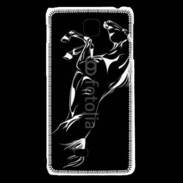 Coque LG F5 Illustration cheval noir