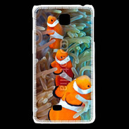 Coque LG F5 Trio de poisson clown