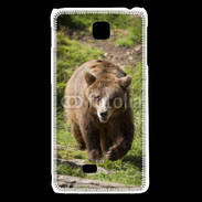 Coque LG F5 Ours brun en ballade