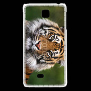 Coque LG F5 Portrait de tigre 10