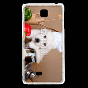 Coque LG F5 Chiot chef cuisinier