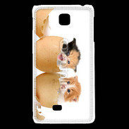 Coque LG F5 Chaton dans des coquilles d'oeuf
