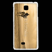 Coque LG F5 Ballade à cheval sur la plage