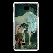Coque LG F5 Licorne