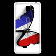 Coque LG F5 Papillon france