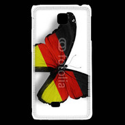 Coque LG F5 Papillon Allemand