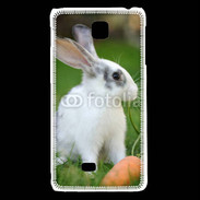 Coque LG F5 Lapin et carotte