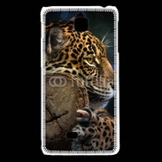 Coque LG F5 Portrait d'un jaguar