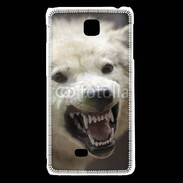 Coque LG F5 Attention au loup