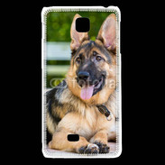 Coque LG F5 Portrait d'un berger allemand adulte