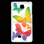 Coque LG F5 Illustration de papillons en couleur
