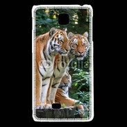 Coque LG F5 Famille de tigres