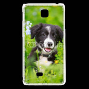 Coque LG F5 Chiot Border Collie 100