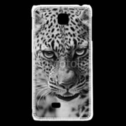 Coque LG F5 Léopard en noir et blanc 500