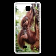 Coque LG F5 Famille de singe 50