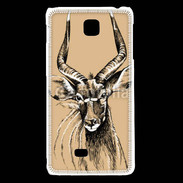 Coque LG F5 Antilope mâle en dessin