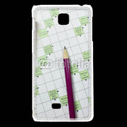 Coque LG F5 Mots fléchés 1
