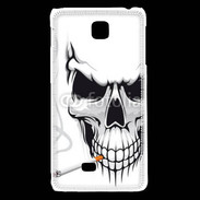 Coque LG F5 Tête de mort fumeur