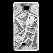 Coque LG F5 Billet de banque en folie